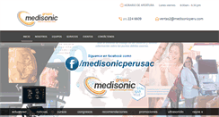 Desktop Screenshot of medisonicperu.com